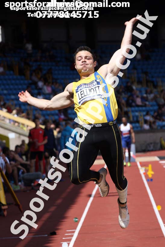 Mens long jump, World Championship Team Trials, Alexander Stadium, Birmingham